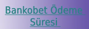 Bankobet Ödeme Süresi